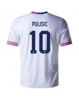 Spojené Státy Christian Pulisic #10 Domácí Dres Copa America 2024 Krátký Rukáv